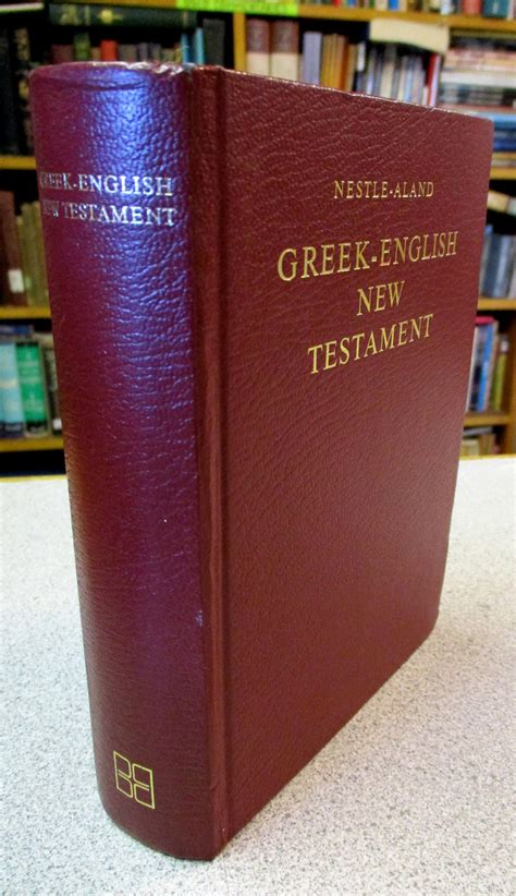 nestle aland|nestle aland greek new testament.